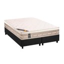Ver imagem 1 de Cama Box King: Colchão Molas Castor Bonnel Premium Tecnopedic + Base CRC Suede Cinza(193x203)