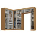 Ver imagem 4 de Guarda Roupa Modulado de Canto 11P 2GV Cin/Off