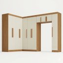 Ver imagem 2 de Guarda Roupa Modulado de Canto 11P 2GV Cin/Off