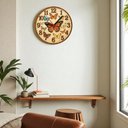 Ver imagem 2 de Relógio de Parede - Borboleta(65) -efeito 3d -25x25x2cm