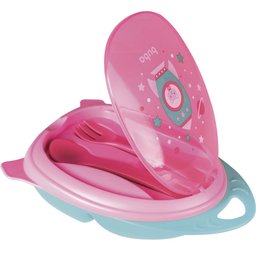 Kit Refeição com Talher - Foguete Rosa - Buba - 6