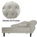 Ver imagem 5 de Recamier Namoradeira Divã Lado Direito Larissa Suede Bege - Ds Estofados