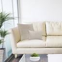 Ver imagem 2 de Kit Capas Almofadas Decorativa Moderna 50x50 e 30x50 Caqui