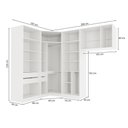 Ver imagem 3 de Quarto Modulado Kappesberg Adapt Branco 4 Peças