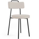 Ver mais imagens de Kit 04 Cadeiras Decorativas Estofada Para Sala De Jantar Barcelona L02 Linho Bege - Lyam Decor