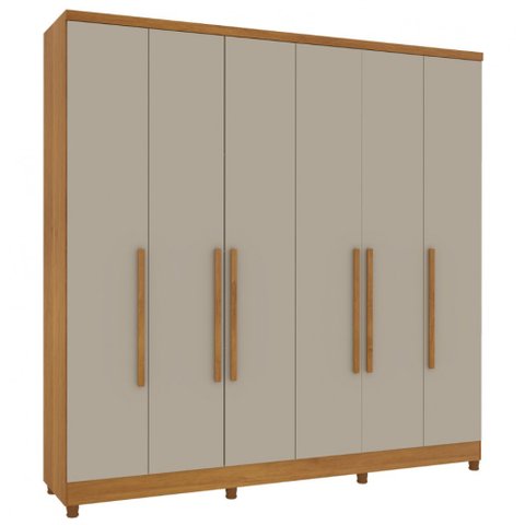 Guarda-roupa Casal Veneza 6 Portas 4 Gavetas Tcil Móveis