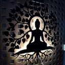 Ver imagem 6 de Mandala Buda Arvore da Vida com LED:sem Rabicho
