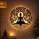 Ver imagem 4 de Mandala Buda Arvore da Vida com LED:sem Rabicho