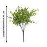Ramo de Eucalipto Artificial Verde-claro – Folhagem Decorativa - 4