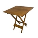 Ver imagem 3 de Mesa Dobrável em Madeira Maciça 60x60 