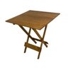 Mesa Dobrável em Madeira Maciça 60x60  - 3