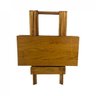 Mesa Dobrável em Madeira Maciça 60x60  - 2