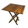Mesa Dobrável em Madeira Maciça 60x60  - 4