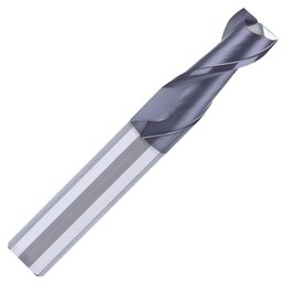 Fresa Topo Reto Hss Tiain 8mm 2 Cortes - Din 6527 - Ht Ferramentas - 1