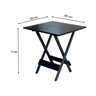 Mesa Dobrável em Madeira Maciça 60x60  - 2