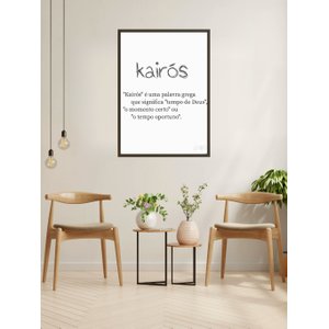 Quadro Decorativo Kairós Tempo de Deus