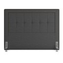 Ver imagem 1 de Cabeceira Cama Box Casal 140 cm P05 Atenas Linho Cinza Escuro - Lyam Decor