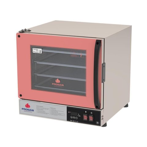 Forno Turbo Elétrico Fast Oven 4 Assadeiras Prp-004 Plus Digital Rosa 127v - Progás 127v
