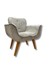 Ver imagem 1 de Poltrona Decorativa 1 Lugar Bege 501 Rebeca
