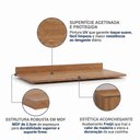 Ver imagem 4 de Tampo para Cozinha 120x53cm Princess Yescasa Marrom/Freijó