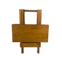 Ver imagem 3 de Mesa Dobrável em Madeira Maciça 80x80