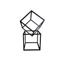 Ver imagem 1 de 2 Cubos Decorativos - Quadrado Geométrico, Decoração Sala - Toque 3d