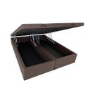 Ver imagem 1 de Box Baú Bipartido King 1,93x2,03 Conceito Marrom - Suede
