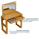 Ver mais imagens de Penteadeira com Espelho e Led Cristal