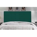 Ver imagem 3 de Cabeceira Estofada Box Casal Queen Size Encosto para Cama Maveric 164x126 Cm Azul Tiffany