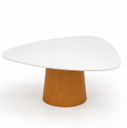 Ver imagem 5 de Mesa Orgânica Canya 90x95cm - Laca Branca