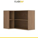 Ver imagem 2 de Armário Aéreo Canto Reto de Cozinha Bela 01 Porta 94x60x52 Avelã/branco Tx 0460 - Clicklar