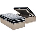 Ver imagem 1 de Cama Box Baú Solteiro: Colchão Ortopédico Probel D33 / EP ProDormir Advanced Tech1500 Plus + Base CR