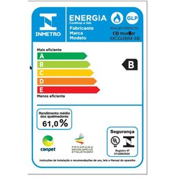 Cooktop Mueller 4 Bocas 59cm com Grade Dupla Mcg4bm Bivolt - 8