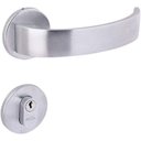 Ver imagem 1 de Fechadura Externa Arc 1086546/55 - Cromado Escovado Arouca