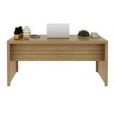 Ver imagem 4 de Mesa para Escritório 1,63m Me4109 Tecno Mobili - Amêndoa