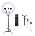 Ver imagem 4 de Ring Light 48cm 18 Polegadas Led 45w Suporte Celular Iluminador Profissional 3 Cores Tripe 2 Mts
