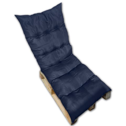 Almofada Futon Esteira Grande 60x1,70cm Flat Vários Modelos Azul Marinho