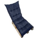 Ver imagem 1 de Almofada Futon Esteira Grande 60x1,70cm Flat Vários Modelos Azul Marinho