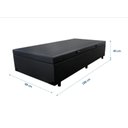 Ver imagem 2 de Cama Box Baú Solteiro 88 - Bello Box Tecido Sintético Preto