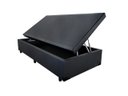 Ver imagem 3 de Cama Box Baú Solteiro 88 - Bello Box Tecido Sintético Preto