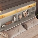 Ver imagem 7 de Cama de Casal com 6 Gavetas e Cabeceira com LED Genebra