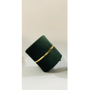 Ver imagem 2 de Puff Decorativo para Sala de Estar Quarto Escritório - Banqueta Assento - com Cinta - Verde Musgo Su