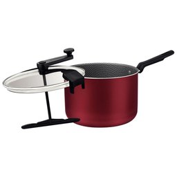 Pipoqueira Tramontina Loreto em Alumínio Starflon Max Vermelha 20 Cm 3,5 L - 4