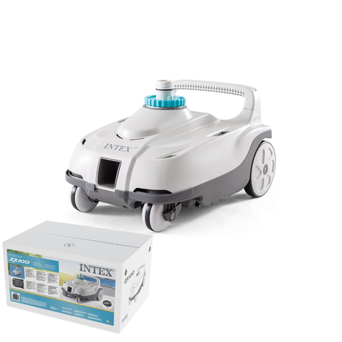 Robô Aspirador de Piscina Limpador Automático Zx100 Intex Mangueira Flexível 6m