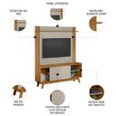 Ver imagem 4 de Painel Tv 55 Pol Lana e Rack 160cm Arum Nature/off Flex L06 - Mpozenato