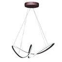 Ver imagem 2 de Lustre Luminaria Arco Infinito Aneis 3 em 1 Led 49W Quarto Cozinha Sala de Jantar Recepçao Comercial