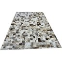 Ver imagem 1 de Tapete de Couro Cinza Natural Malhado 2,00x3,00 C/b Pç10x10