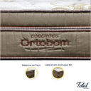 Ver imagem 4 de Cama Box Bipartido Casal Branco e Colchão Gold Ultragel Molas Ensacadas Ortobom