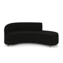 Ver imagem 5 de Sofá 4 Lugares Orgânico 220cm Pé Ferro Preto Morgan Suede D03 - D’Rossi