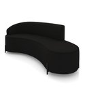 Ver imagem 1 de Sofá 4 Lugares Orgânico 220cm Pé Ferro Preto Morgan Suede D03 - D’Rossi
